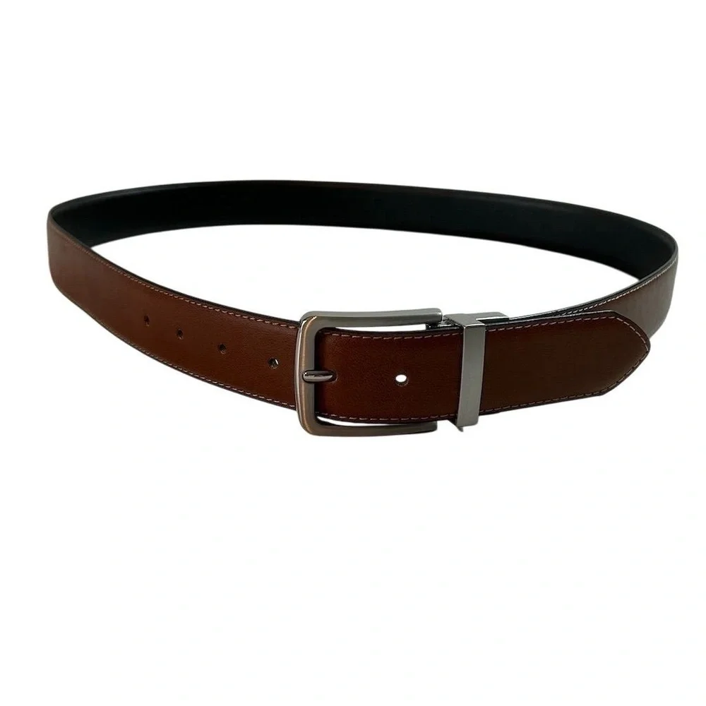 Steve Madden Men's Leather‎ Belt Black Brown Size 38/40